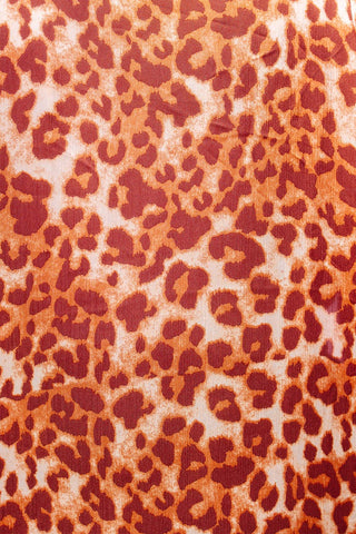 Blair Leopard Kimono - Tan