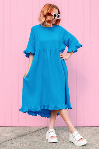 Serena Dress - Blue