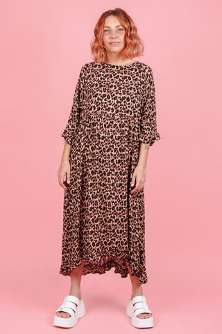 Serena Dress - Original Leopard