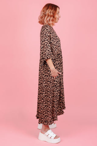 Serena Dress - Original Leopard