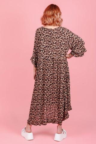 Serena Dress - Original Leopard