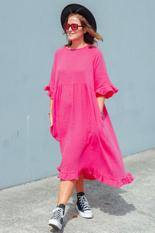 Serena Dress - Pink