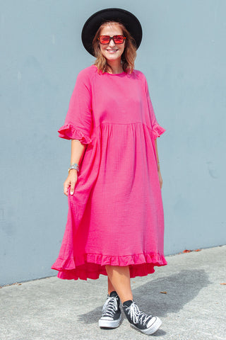 Serena Dress - Pink