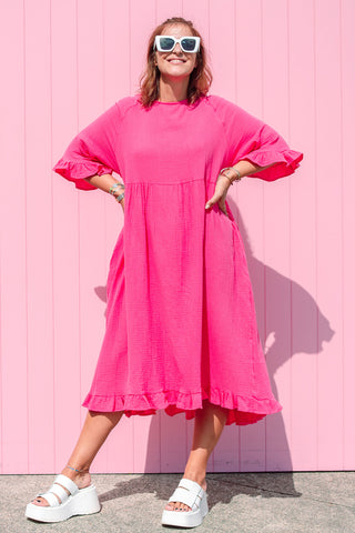 Serena Dress - Pink