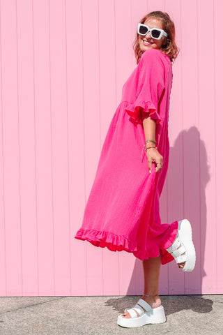 Serena Dress - Pink