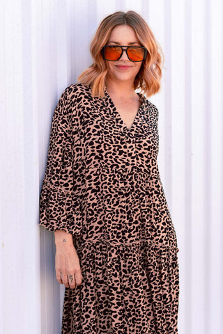 Stella Dress - Leopard