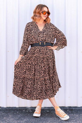 Stella Dress - Leopard