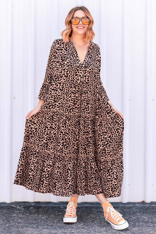 Stella Dress - Leopard