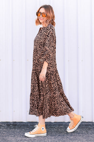 Stella Dress - Leopard