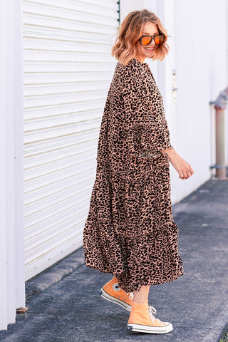 Stella Dress - Leopard