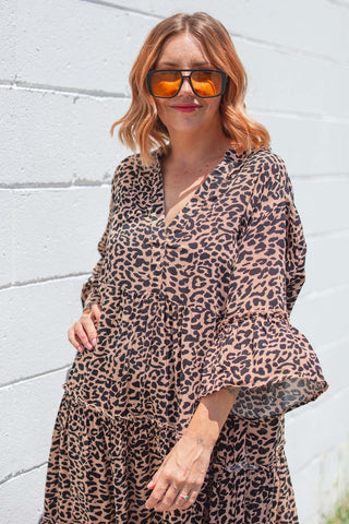 Stella Dress - Leopard