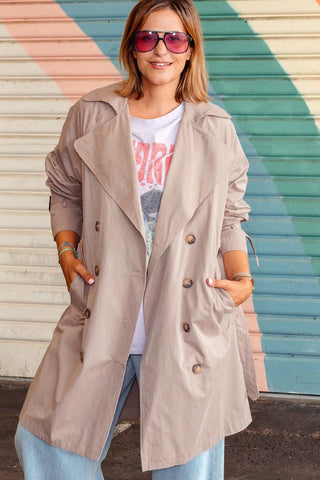 Brighton Trench - Taupe