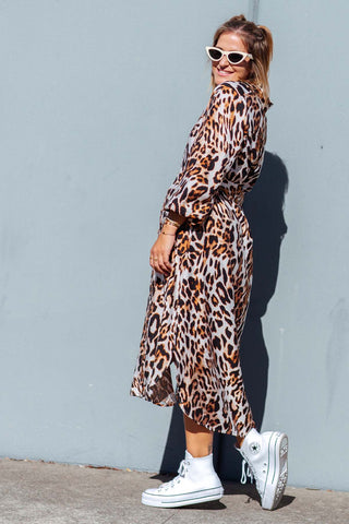 Darcy Leopard Dress