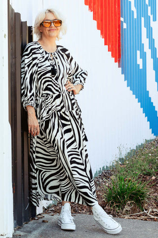 Darcy Dress - Zebra