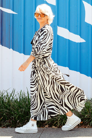 Darcy Dress - Zebra