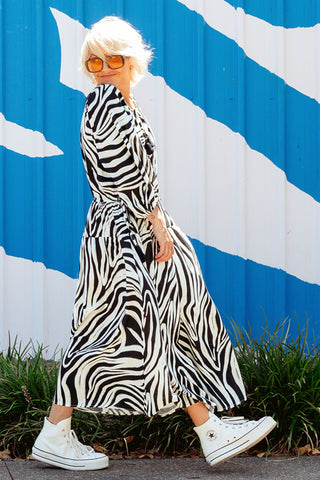 Darcy Dress - Zebra