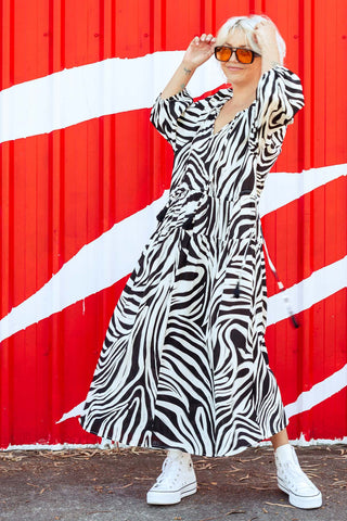 Darcy Dress - Zebra