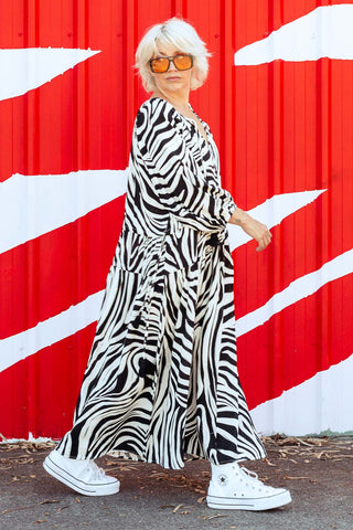 Darcy Dress - Zebra