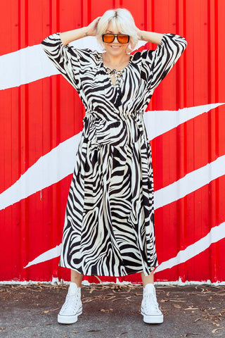 Darcy Dress - Zebra