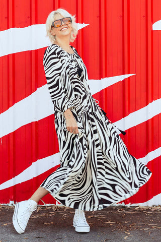 Darcy Dress - Zebra