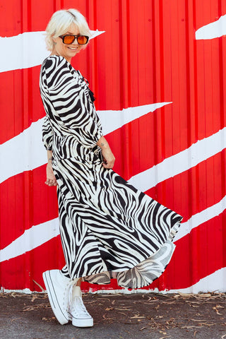 Darcy Dress - Zebra