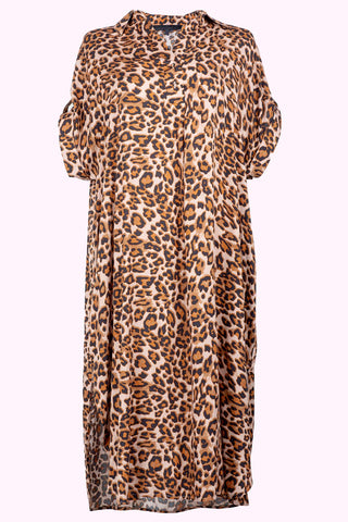 Izzy Kaftan - Taupe Leopard