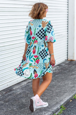 Labyrinth Dress - Mint