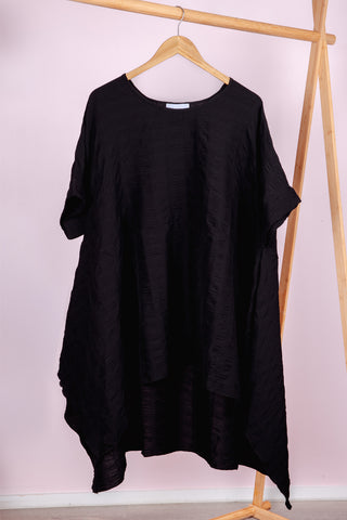 Luxe Drape Top - Black